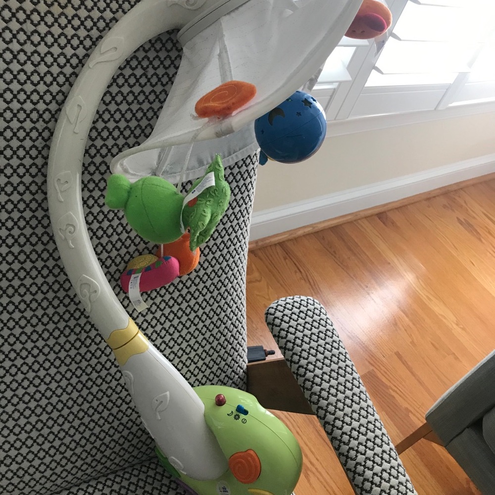 Baby mobile with music and lights